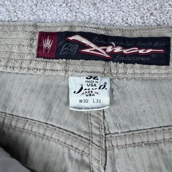 JNCO Corduroy Limited Edition Pants 32x28 RARE Baggy Skater Y2K Grunge